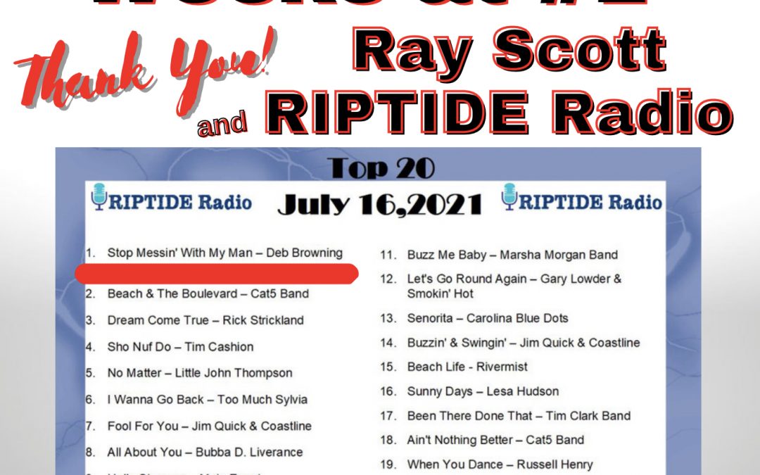 Eight Weeks at #1 on RIPTIDE Radio